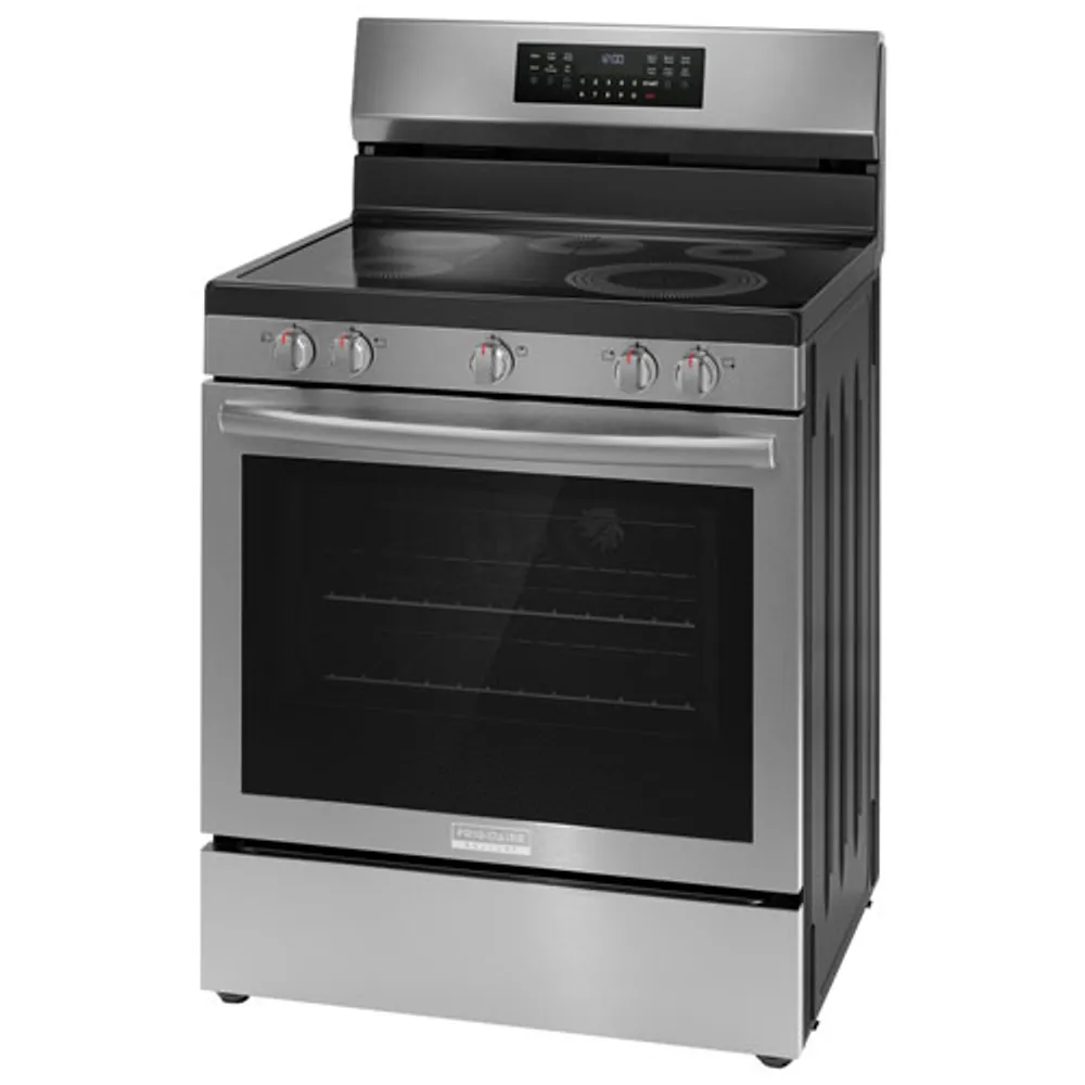 Cuisinière électrique autonome à 5 éléments de 5,3 pi³ et 30 po Gallery de Frigidaire (GCRE306CBF) - Inox