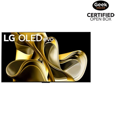 Open Box - LG evo M3 77" 4K UHD HDR OLED webOS23 Smart TV (OLED77M3PUA) - 2023 - Satin Silver