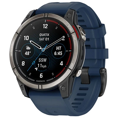 Garmin Quatix 7 Pro 47mm Bluetooth Sailing Smartwatch - Navy