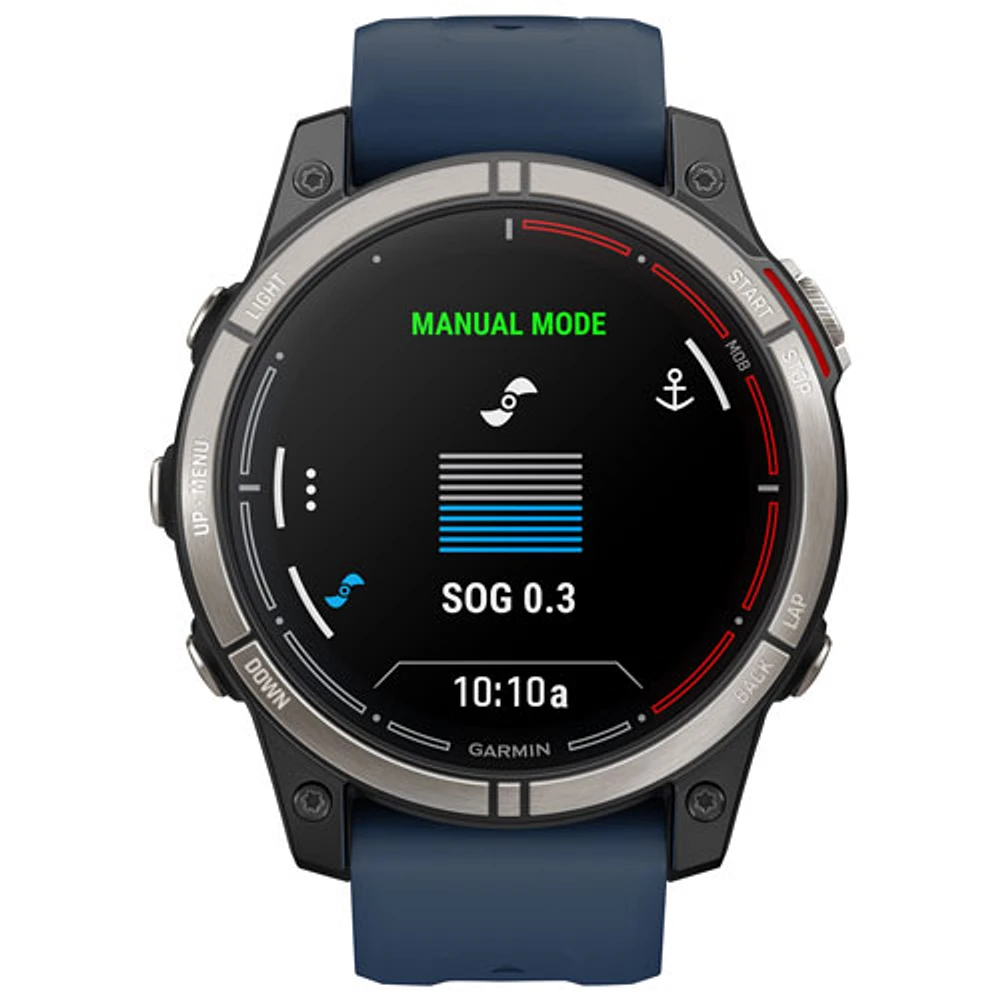 Garmin Quatix 7 Pro 47mm Bluetooth Sailing Smartwatch - Navy