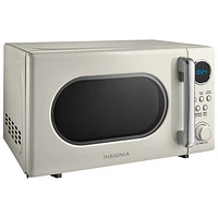 Insignia Retro 0.7 Cu. Ft. Retro Compact Microwave (NS-MW7RM5-C) - Cream - Only at Best Buy