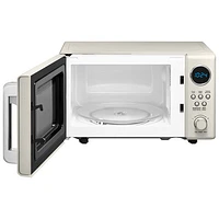 Insignia Retro 0.7 Cu. Ft. Retro Compact Microwave (NS-MW7RM5-C) - Cream - Only at Best Buy