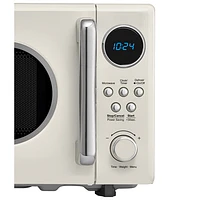 Insignia Retro 0.7 Cu. Ft. Retro Compact Microwave (NS-MW7RM5-C) - Cream - Only at Best Buy