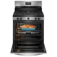 Frigidaire 30" 5.1 Cu. Ft. 5-Burner Freestanding Gas Range (FCRG3052BS) - Stainless Steel