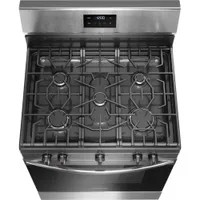 Frigidaire 30" 5.1 Cu. Ft. 5-Burner Freestanding Gas Range (FCRG3052BS) - Stainless Steel