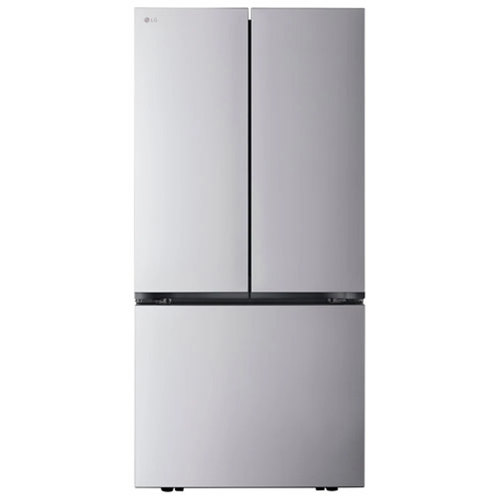 Réfrigérateur à deux portes à profondeur de comptoir 21 pi³ 33 po avec distributeur de glaçons de LG (LF21C6200S) - Inox