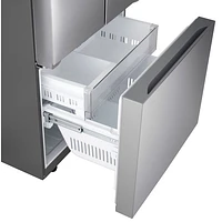 Réfrigérateur à deux portes à profondeur de comptoir 21 pi³ 33 po avec distributeur de glaçons de LG (LF21C6200S) - Inox