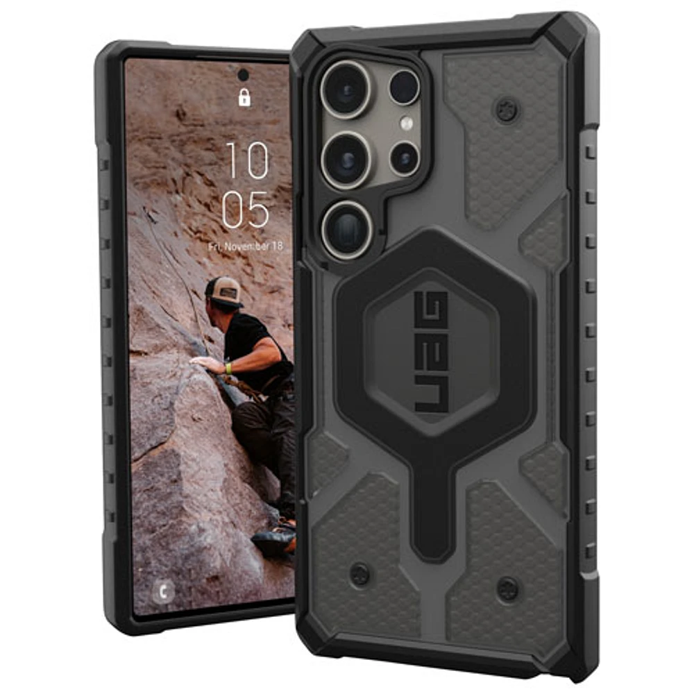 Étui rigide ajusté Pathfinder de UAG pour S24 Ultra - Gris