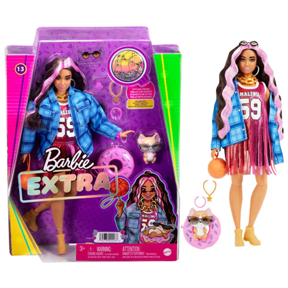 Mattel Barbie Extra Basketball Jersey Doll & Accessories
