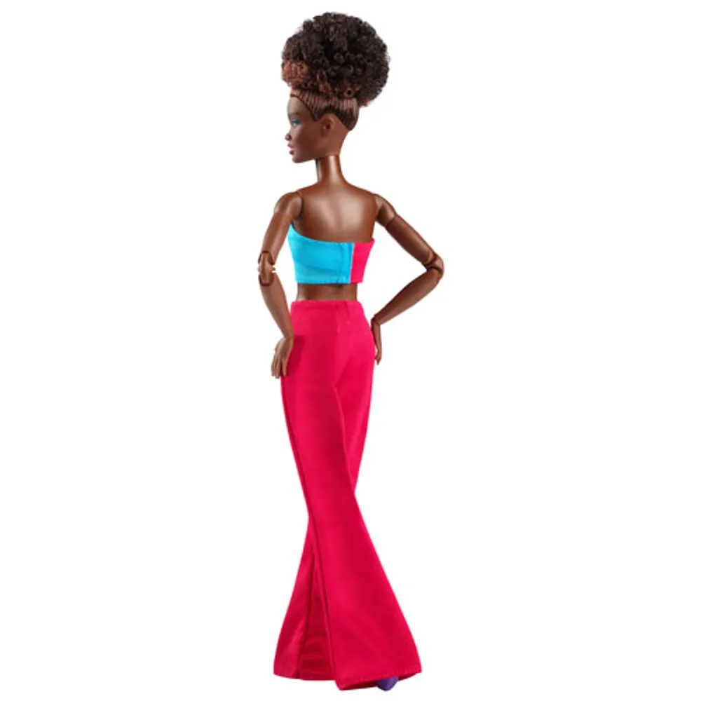 Mattel Barbie Looks Black Updo & Pink Pants Doll