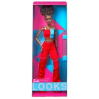 Mattel Barbie Looks Black Updo & Pink Pants Doll