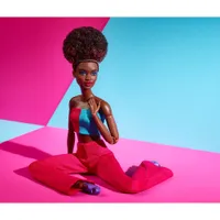 Mattel Barbie Looks Black Updo & Pink Pants Doll