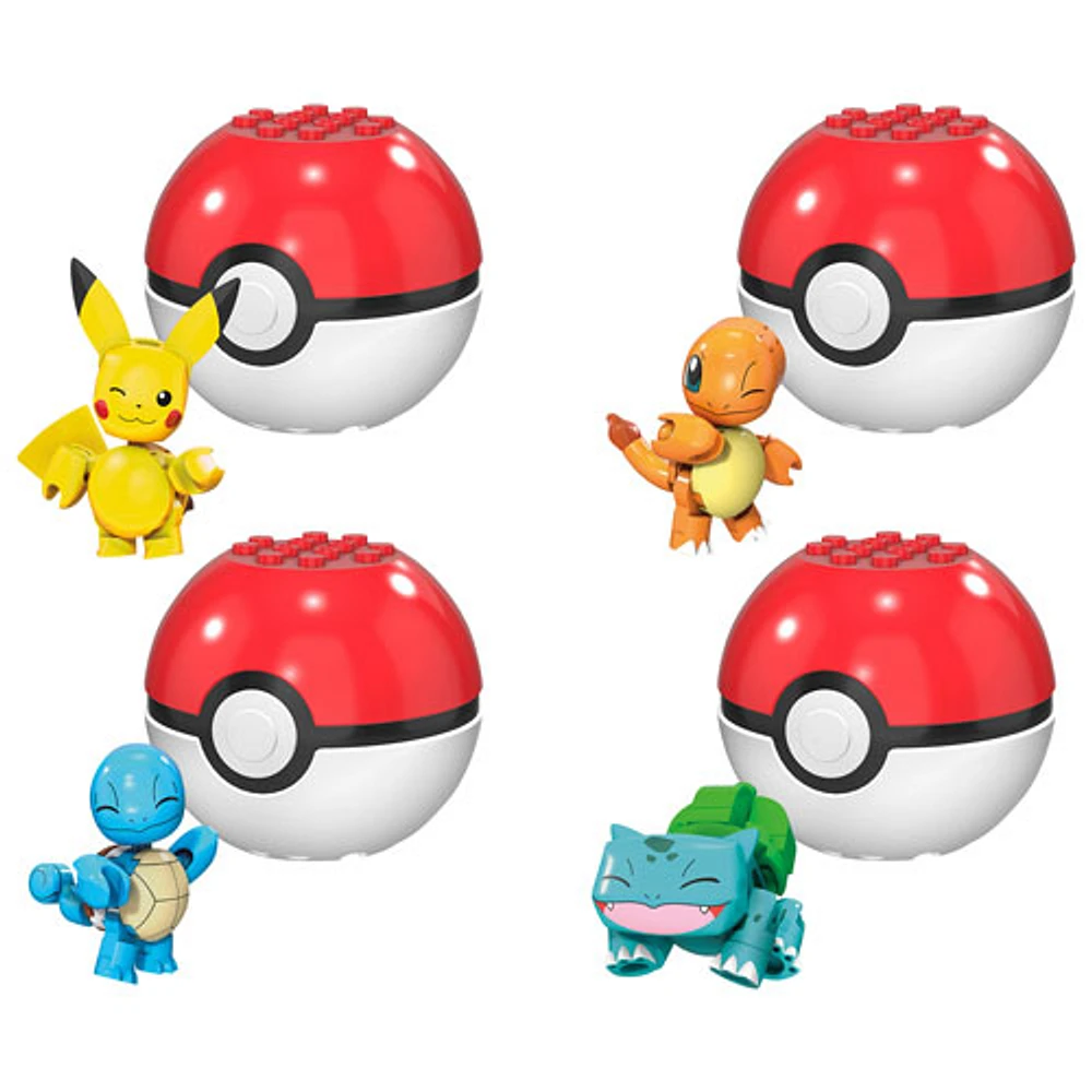 Mattel MEGA Pokémon Evergreen Poké Ball Building Toy Bundle