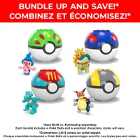 Mattel MEGA Pokémon Gernerations Poké Ball Building Toy Bundle