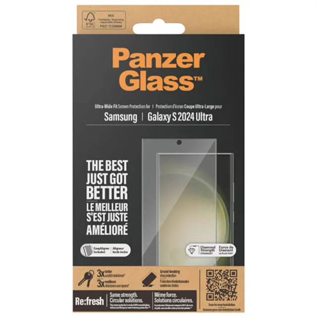 PanzerGlass Galaxy S24+ Plus Ultra Wide Fit Glas