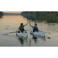 Oru Kayak Lake+ 9 ft. Foldable with Paddle - White