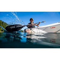 Oru Kayak Lake+ 9 ft. Foldable with Paddle - White
