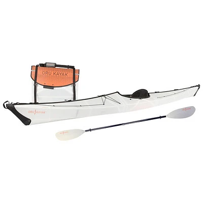 Oru Kayak Coast XT 16 ft. Foldable Kayak with Paddle - White