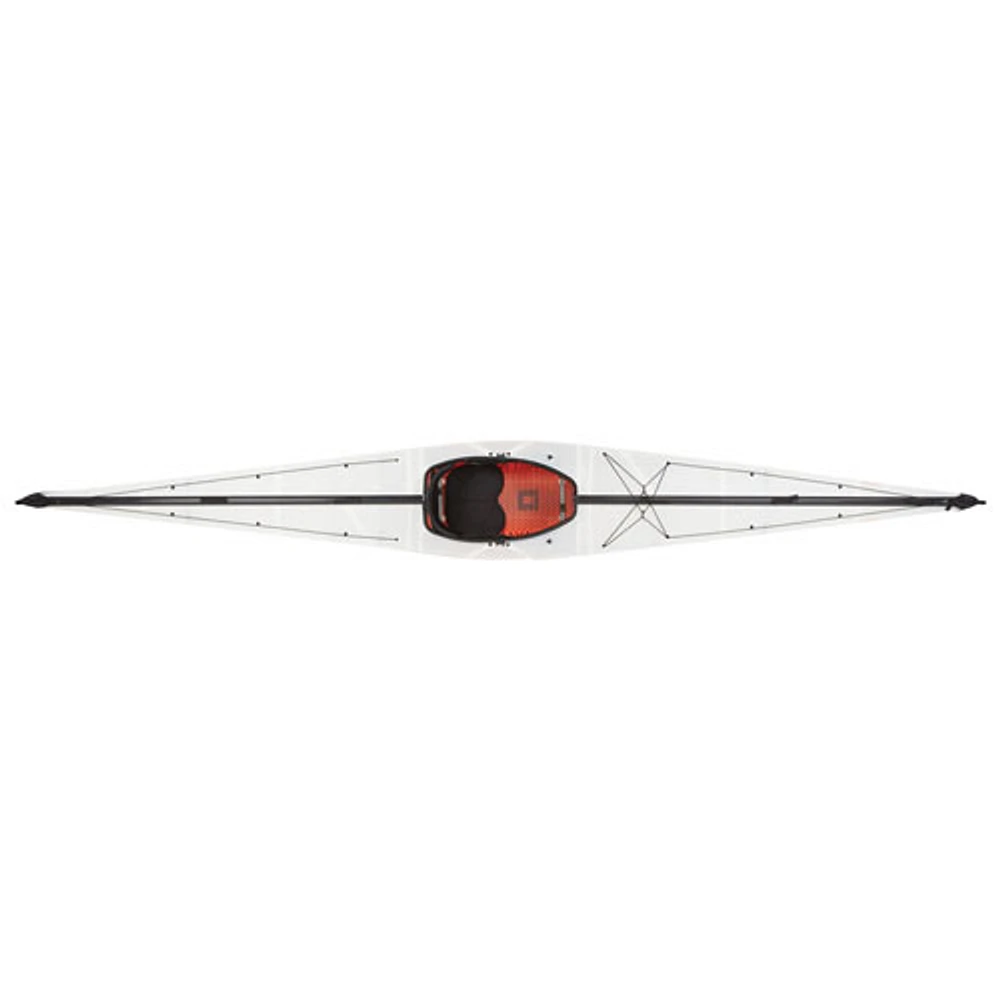 Kayak pliable de 16 pi avec pagaie Coast XT d'Oru Kayak - Blanc