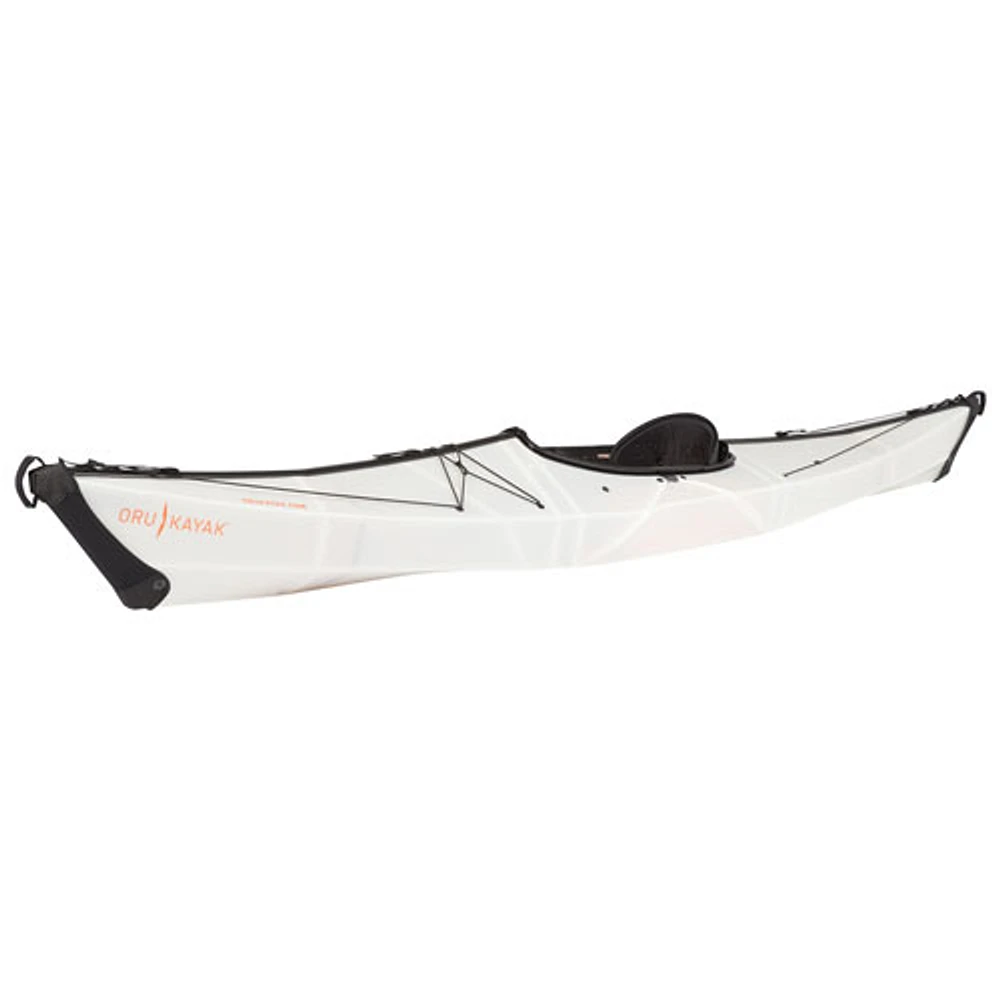 Oru Kayak Bay ST 12 ft. Foldable Kayak with Paddle - White