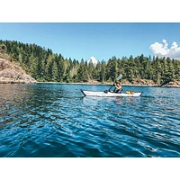Oru Kayak Bay ST 12 ft. Foldable Kayak with Paddle - White