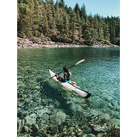 Oru Kayak Bay ST 12 ft. Foldable Kayak with Paddle - White