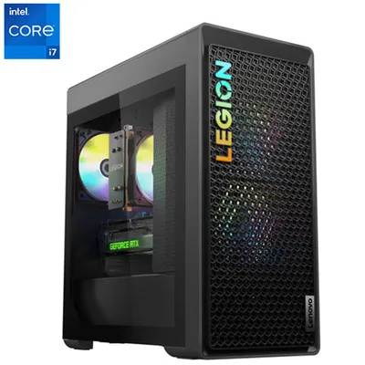 Lenovo Legion Tower 5i Gaming PC- Storm Grey (Intel Core i7-13700F/1TB HDD/16GB RAM/GeForce RTX 4070)- En