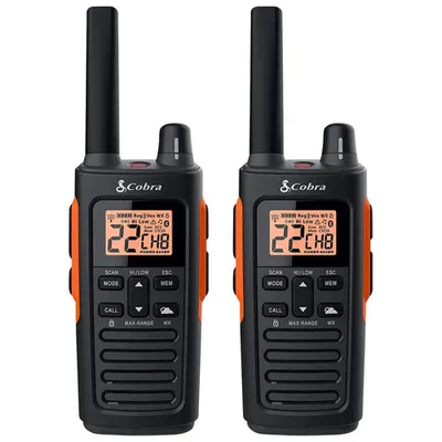 Cobra 2-Way Radios (RX680) - 2-Pack