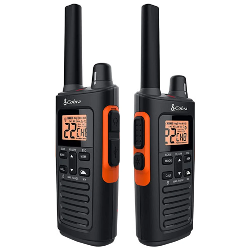 Cobra 2-Way Radios (RX680) - 2-Pack