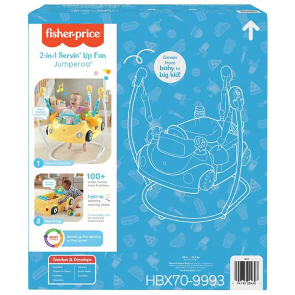 Fisher-Price 2-in-1 Servin' Up Fun Jumperoo Activity Centre