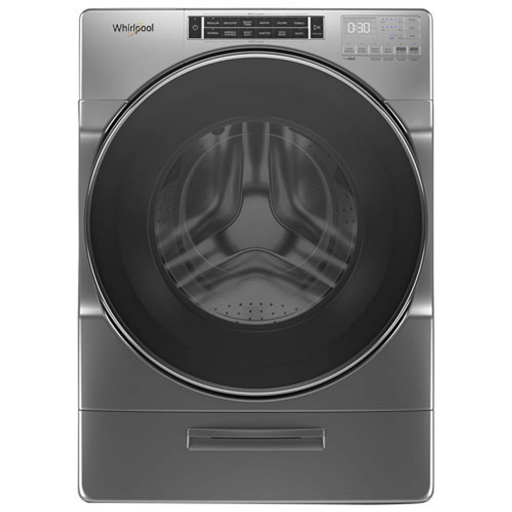 Open Box - Whirlpool 5.8 Cu. Ft. Front Load Washer (WFW8620HC) - Chrome Shadow