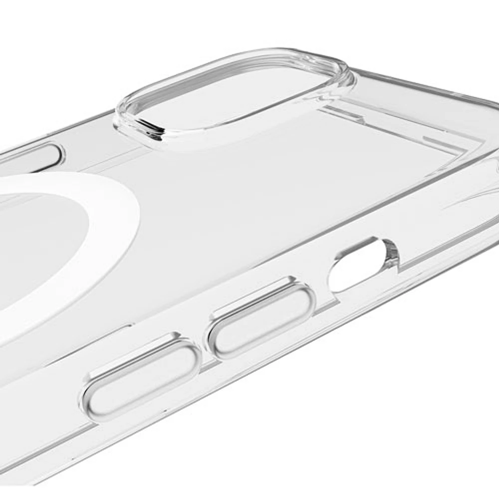 BodyGuardz Carve Fitted Hard Shell Case with MagSafe for iPhone 15 - Clear