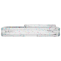 BodyGuardz Carve Fitted Hard Shell Case with MagSafe for iPhone 15 Pro - Silver Sparkle