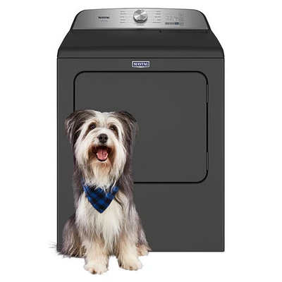 Open Box - Maytag 7.0 Cu. Ft. Electric Dryer (YMED6500MBK) - Black Shadow - Scratch & Dent