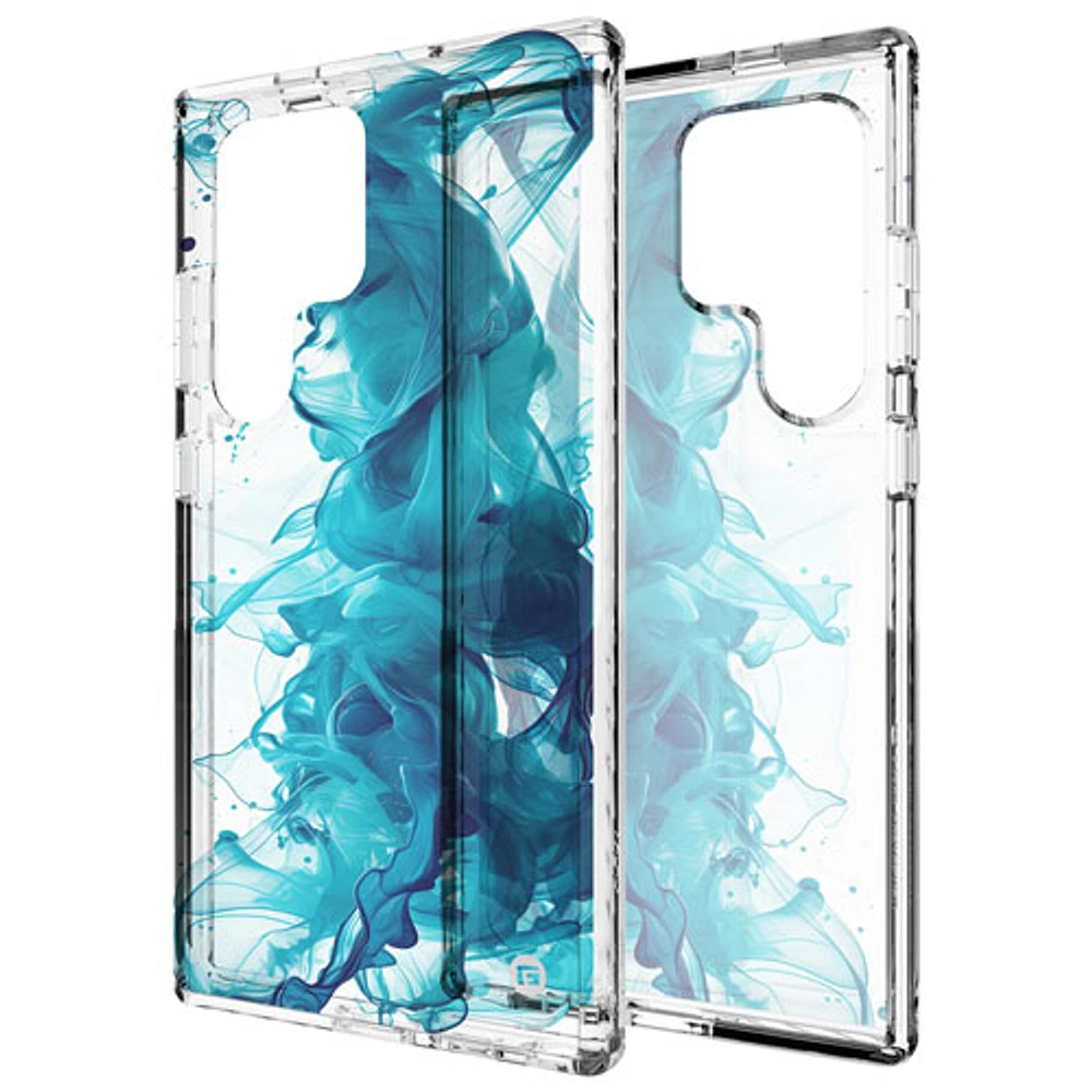 CLCKR Topaz Fitted Hard Shell Case for Galaxy S24 Ultra - Blue/Clear