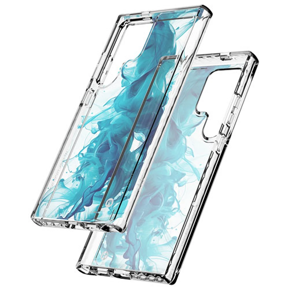 CLCKR Topaz Fitted Hard Shell Case for Galaxy S24 Ultra - Blue/Clear