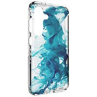 CLCKR Topaz Fitted Hard Shell Case for S24 - Blue/Clear