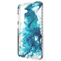 CLCKR Topaz Fitted Hard Shell Case for S24 - Blue/Clear