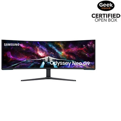 Open Box - Samsung 57" 8K Ultra HD 240Hz 1ms GTG LED Gaming Monitor (LS57CG952NNXZA) - Black/White