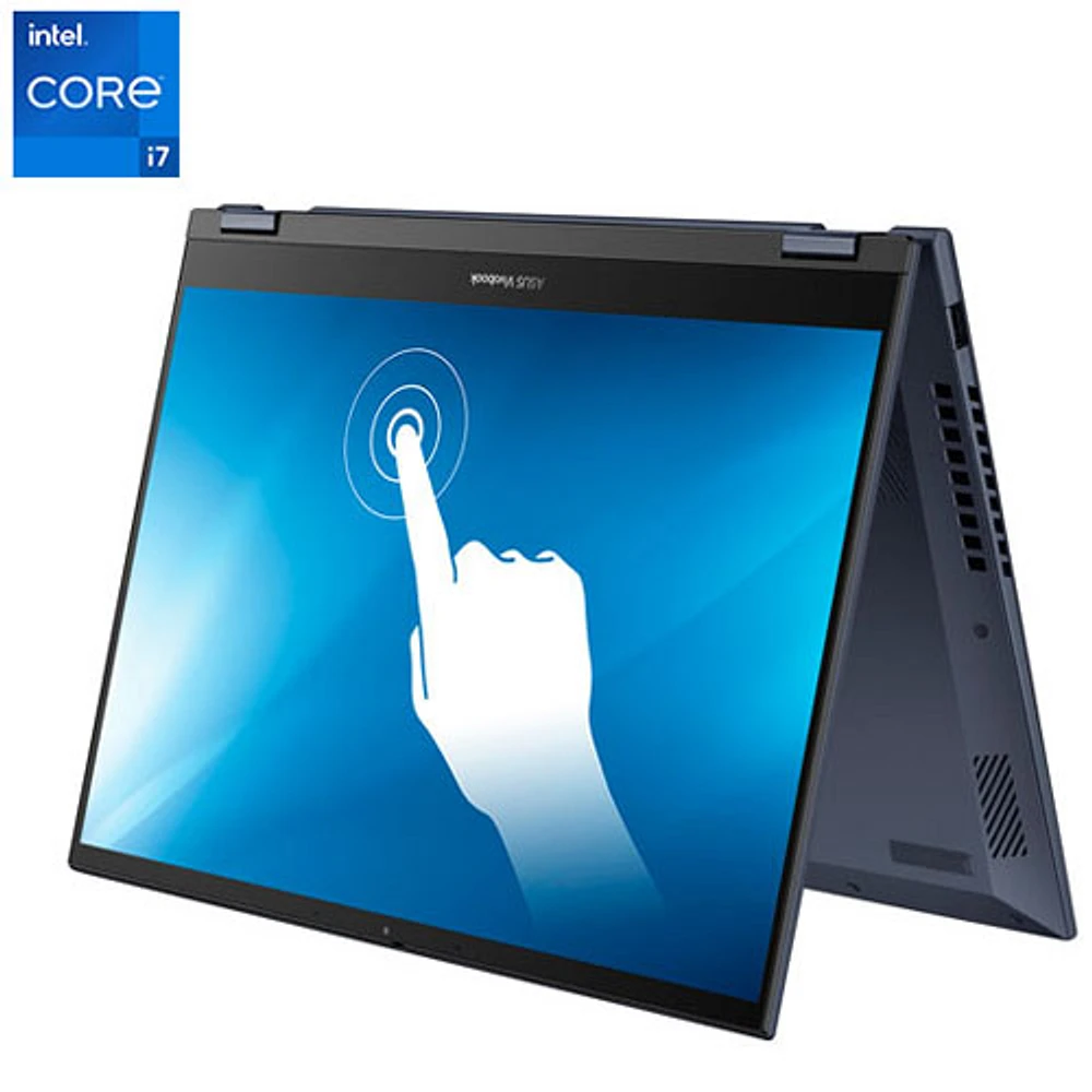 Portable 2-en-1 à écran tactile de 14 po Vivobook 14 Flip d'ASUS - Bleu calme (Core i7-13700H d'Intel/RAM 16 Go/SSD 1 To)