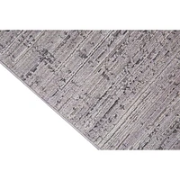 Elina 8' x 11' Area Rug - Grey/Black