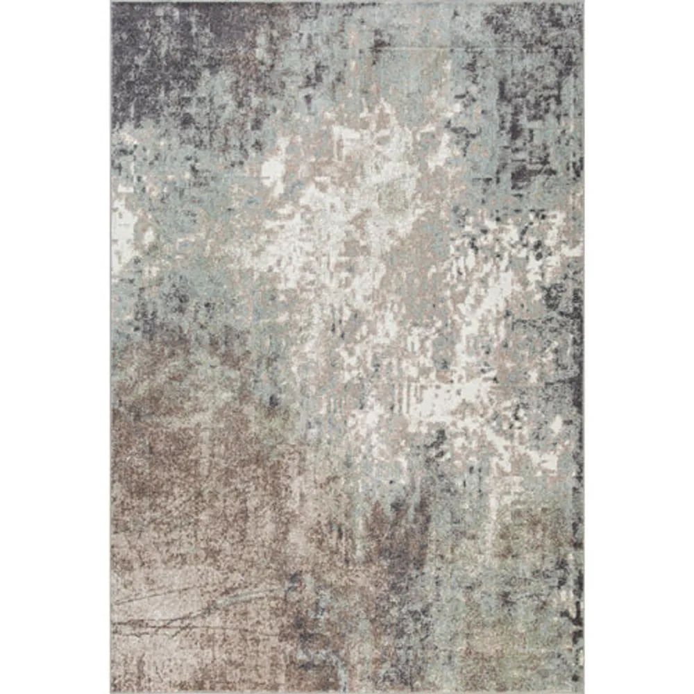 Gloria 7' x 9' Area Rug - White/Silver