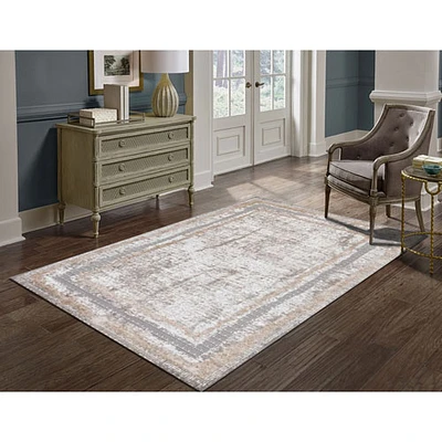 Dawn 7' x 9' Area Rug - Grey/Beige/Cream