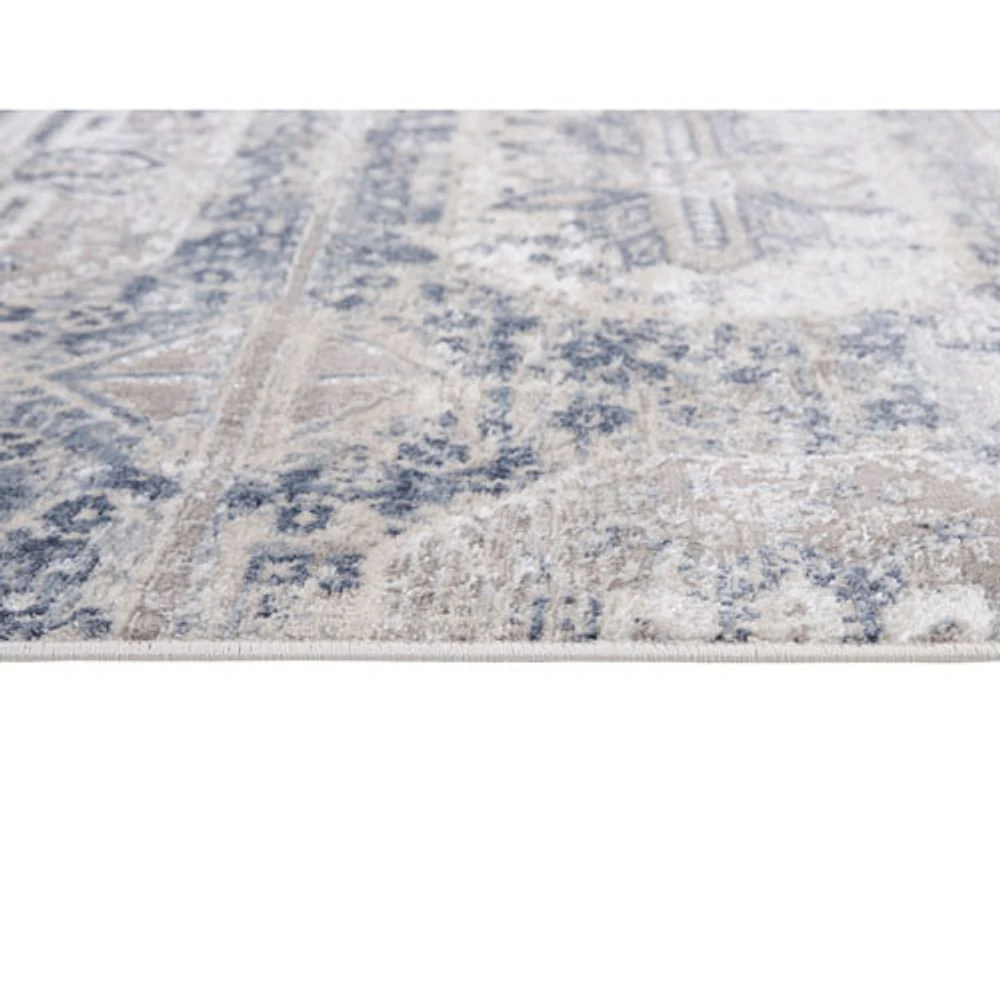 Carpette de 7 x 9 pi Azure Mist - Gris/Bleu