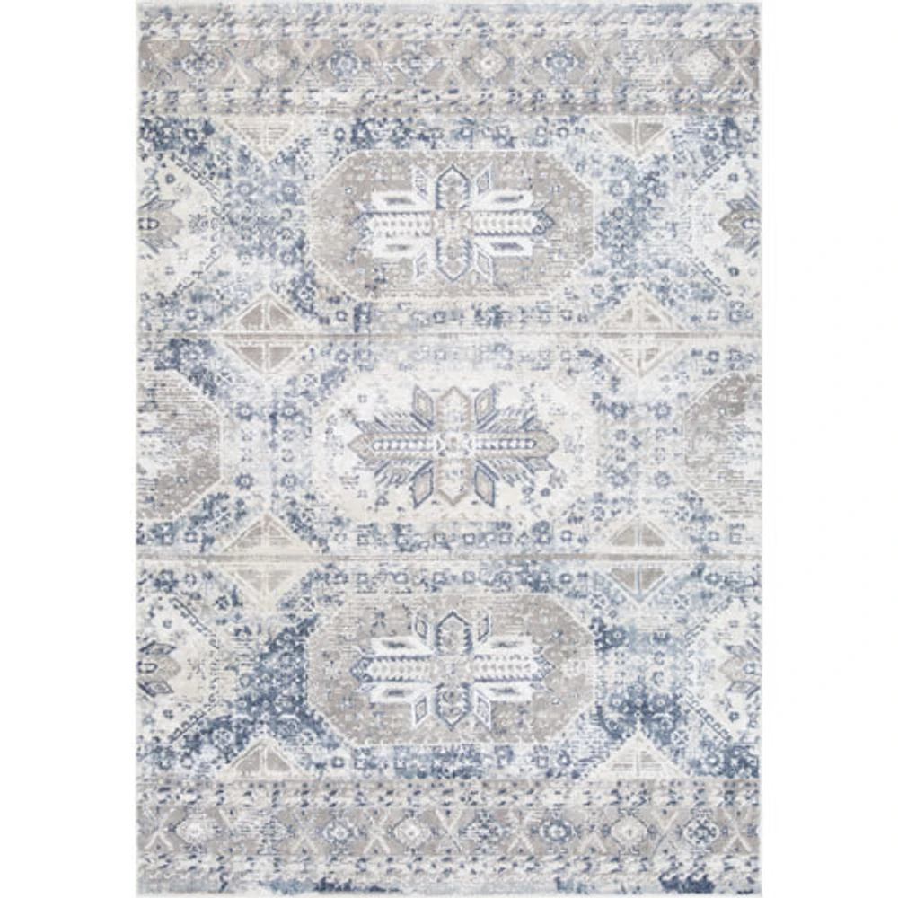 Carpette de 7 x 9 pi Azure Mist - Gris/Bleu