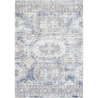Carpette de 7 x 9 pi Azure Mist - Gris/Bleu
