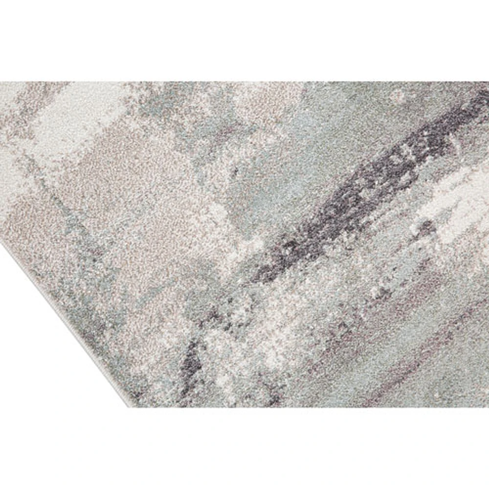Carpette de 7 x 9 pi Serene Tides - Blanc/Beige