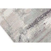 Carpette de 7 x 9 pi Serene Tides - Blanc/Beige