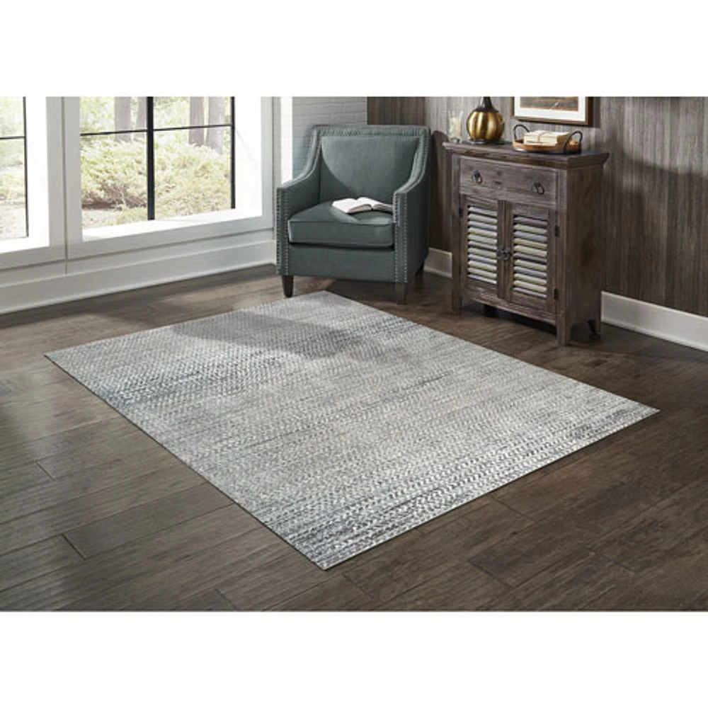 Oak 5' x 8' Area Rug - White/Beige