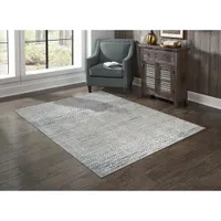 Oak 7' x 9' Area Rug - White/Beige